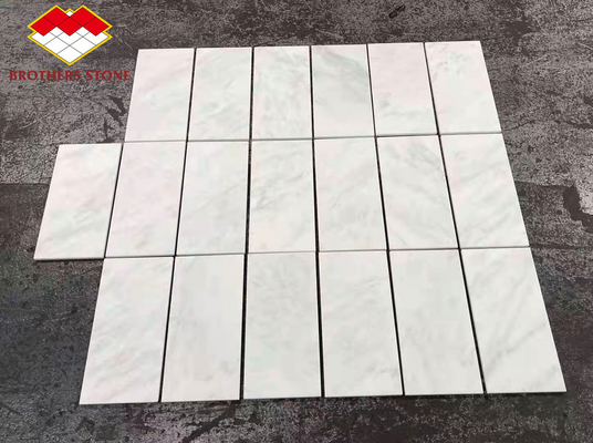 Sunny White Waterjet Medallion Marble Carpet Design