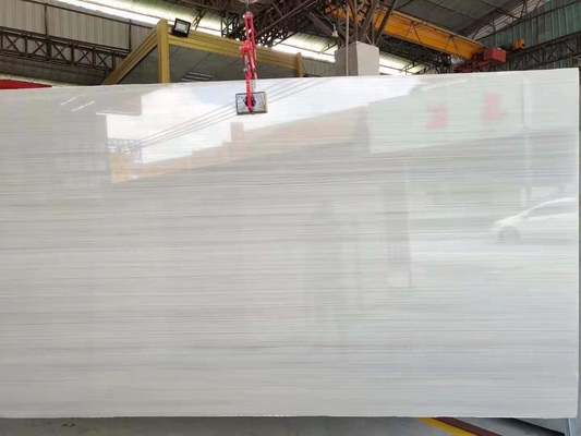 220cm Length Natural Quartz Stone Slab Cartier Grain Marble Wood Veins