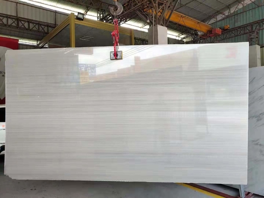 220cm Length Natural Quartz Stone Slab Cartier Grain Marble Wood Veins