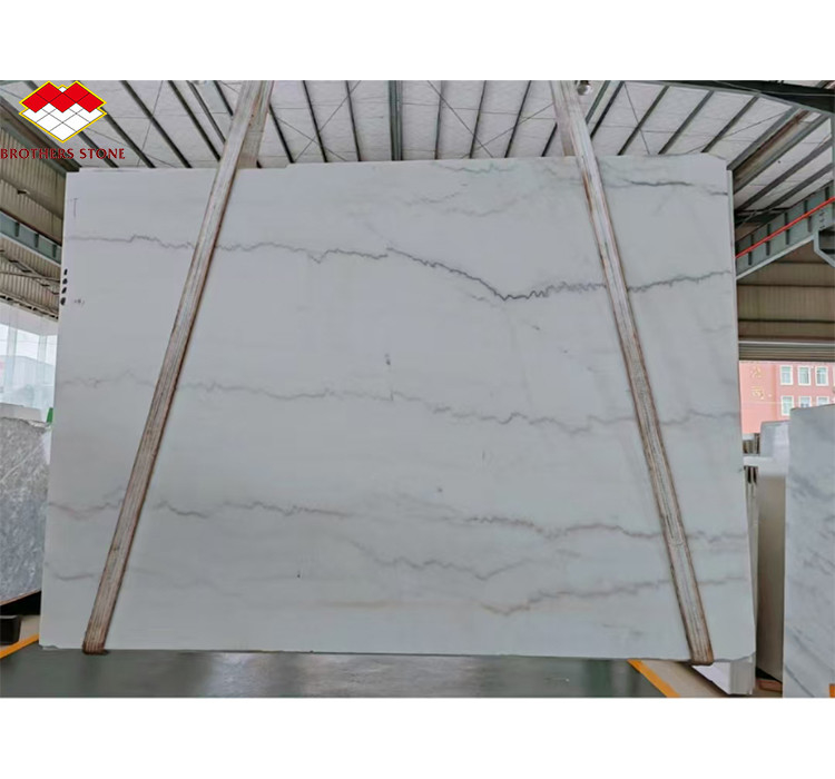 Honed Guangxi White Marble Quarry Modern Natural Block for Hotel Indoor Decorations