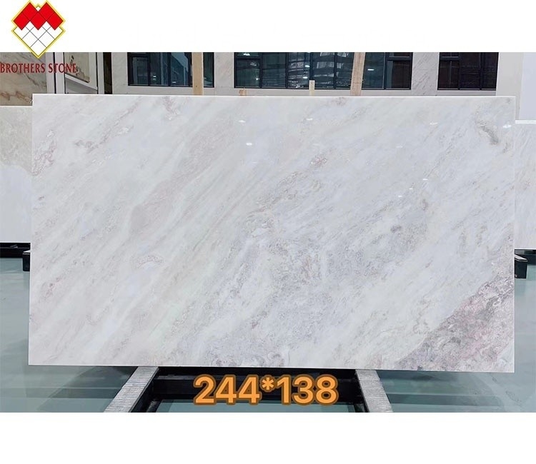 Modern Fantasy Rosa Pink Quartzite Slab Villa Marble Type Dolomite Polished Big Slab