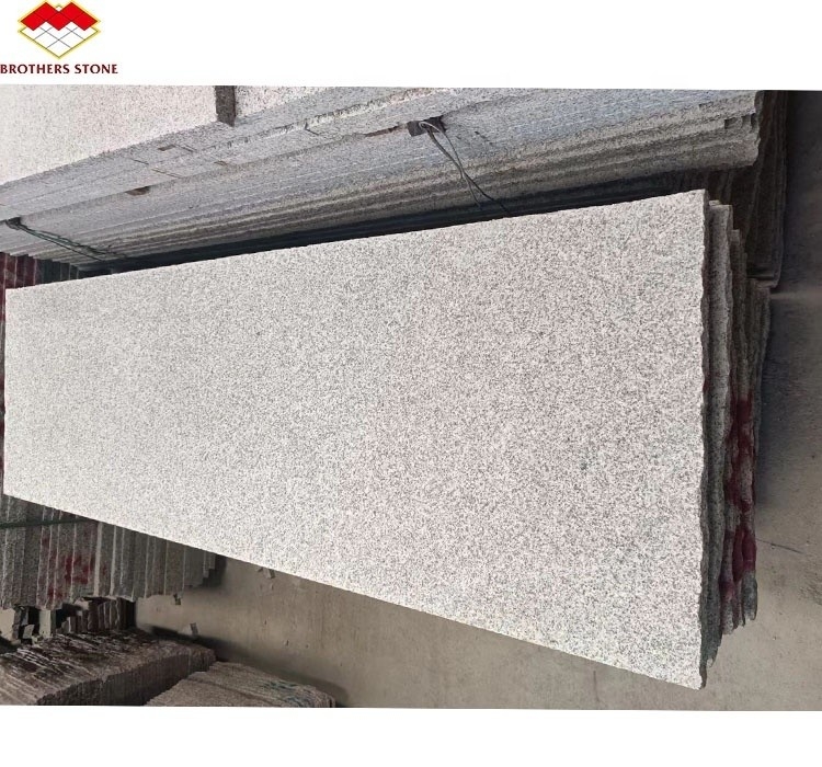Chinese Granite Luxury Outdoor White Granite Cut-to-Size Flamed Slabs for Floors Stairs