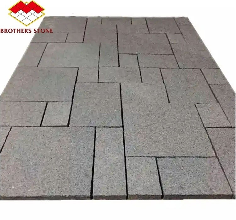 Natural Paving Stones Chinese Granite Cut-To-Size for Modern Outdoor Parks in Yunfu
