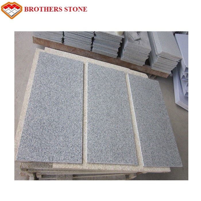 Large Flamed Granite Stone Natural G603 Bianco Crystal Grey Granite Slab