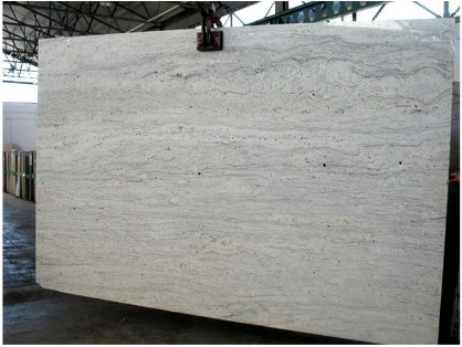 Polished India Kashmir White Granite Stone Slabs For Square